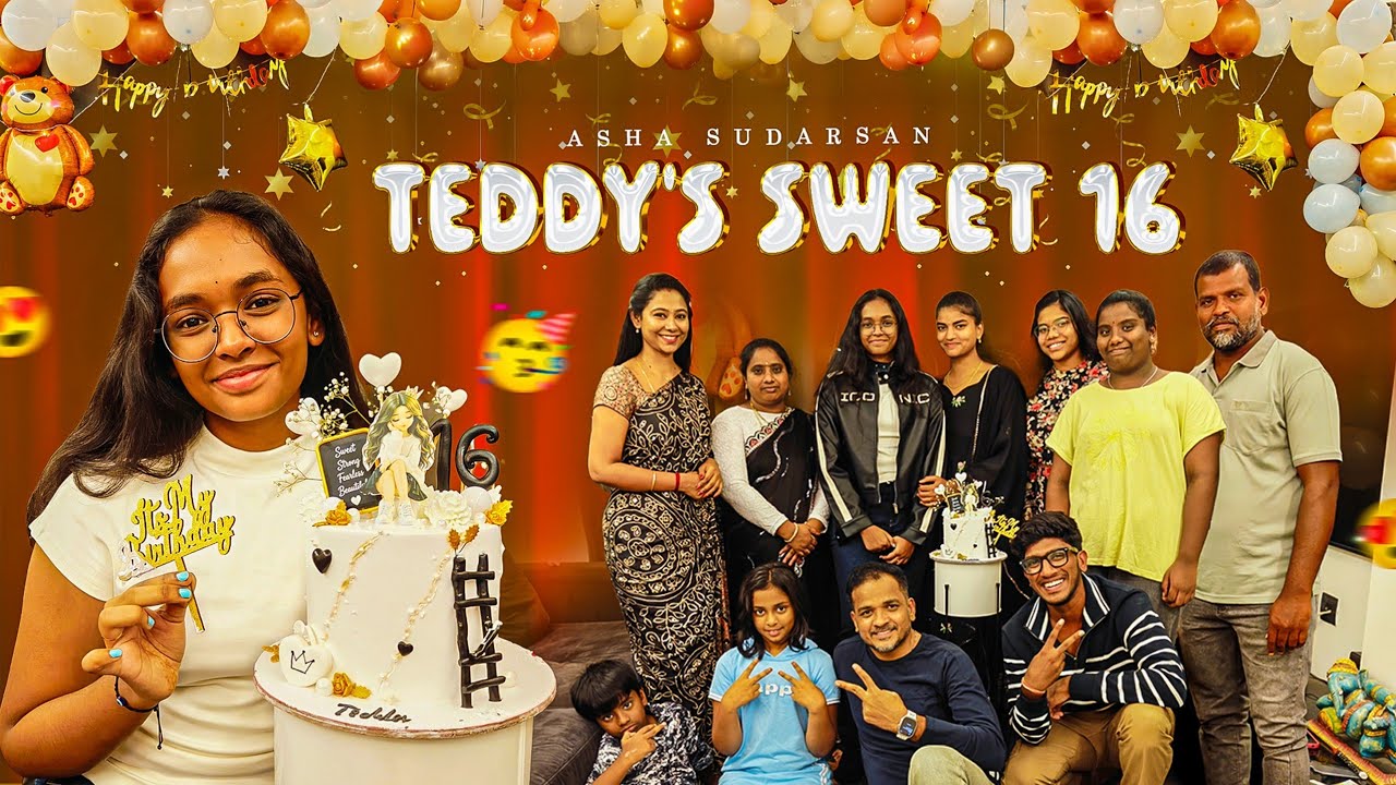#vlog | TEDDY'S SWEET 16 CELEBRATION ! | CAKE CUTTING | GIFTS | AS😘