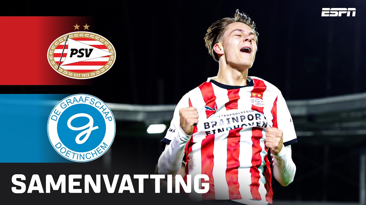 😳 GIGANTISCHE KEEPERSFLATER na SNELLE GOAL Jong PSV ⚡️ | Samenvatting Jong PSV - De Graafschap