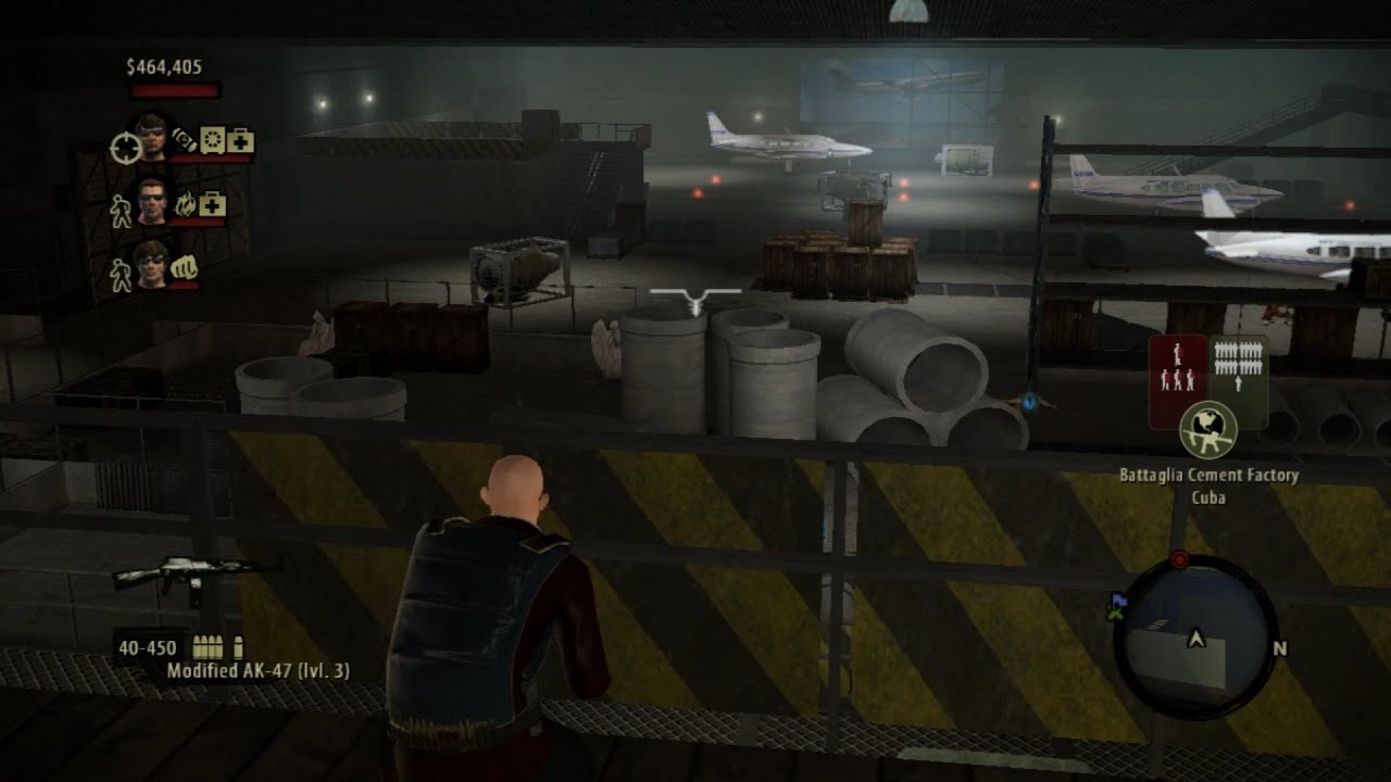The Godfather II - PS3 - Racket Takeover - Battaglia Cement Factory (Blind)
