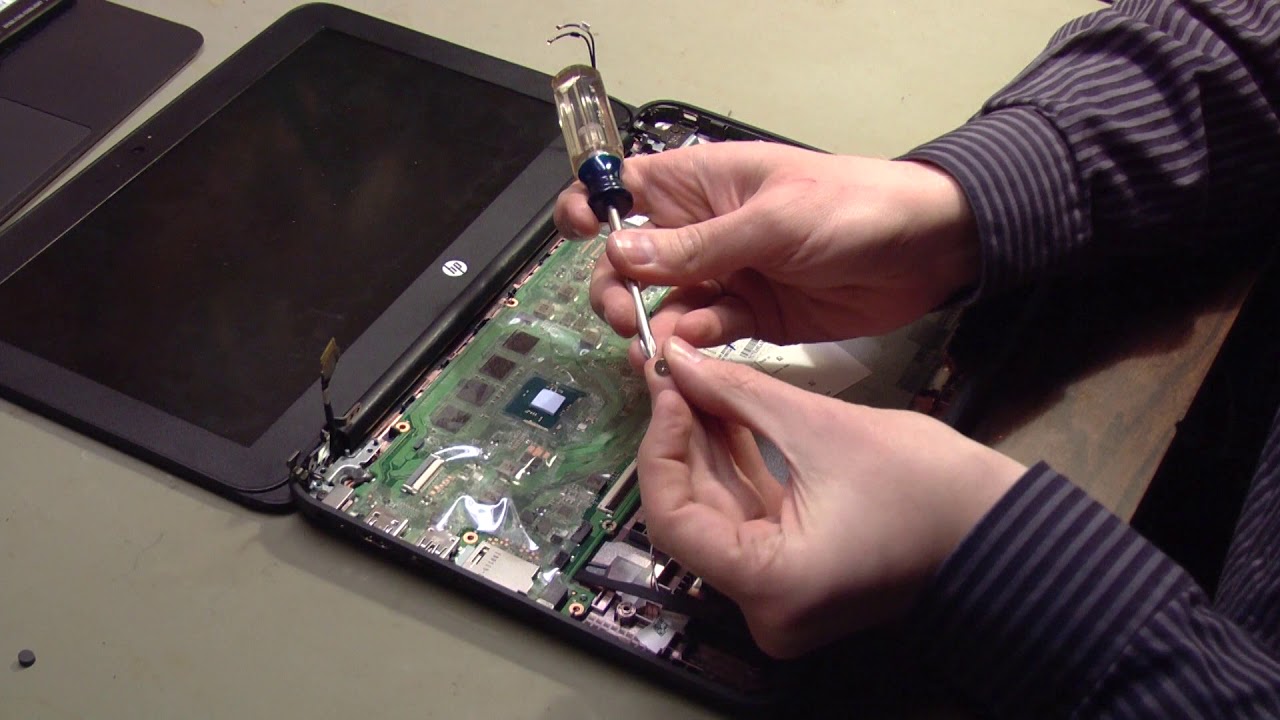 Replacing a Broken Power Jack on a HP Chromebook 11 G5