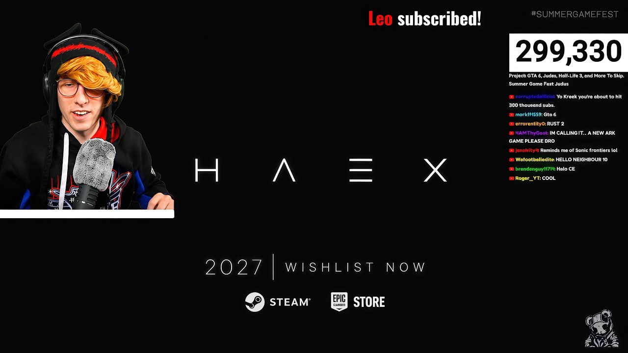KreekCraft Reacts to Haex Reveal Trailer | Summer Game Fest 2026