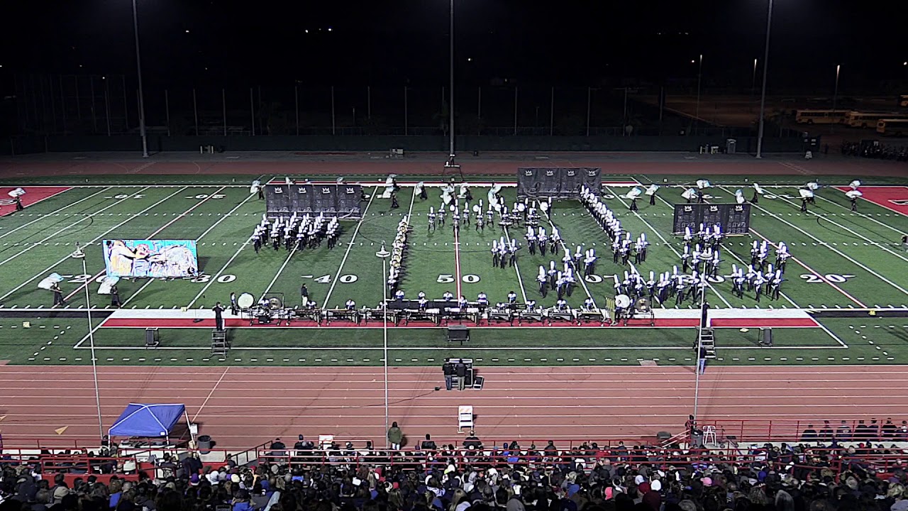 Vista Murrieta Marching Band and Color Guard 2017 Performing Celebration Of The Young Ones