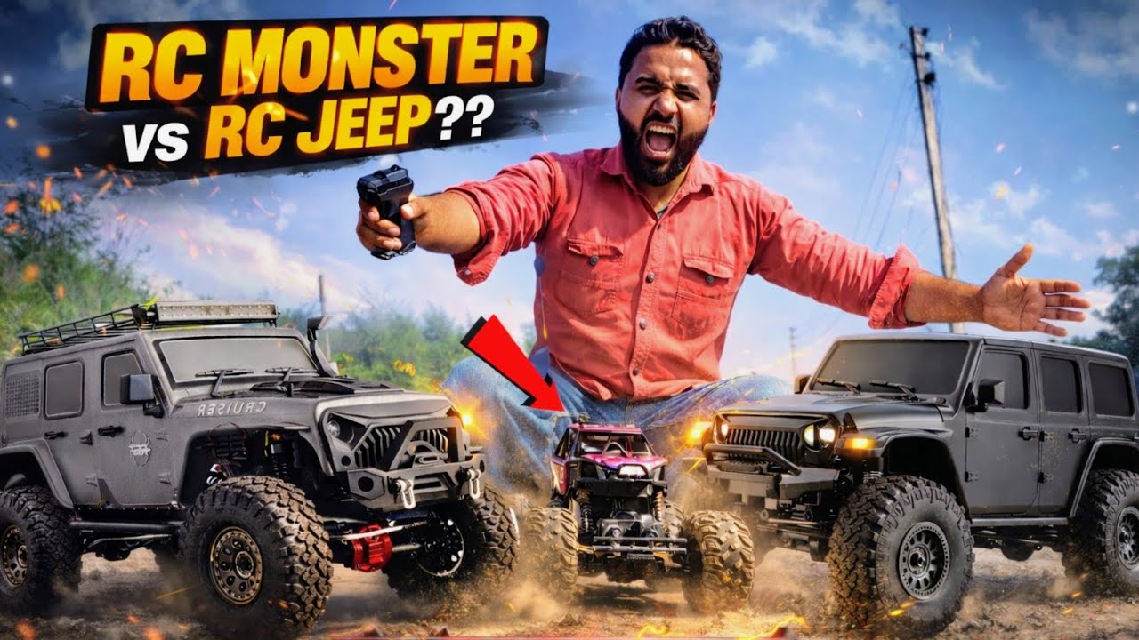 4×4 Monster Truck VS Jungle Track || Full Dangerous Ride 😱