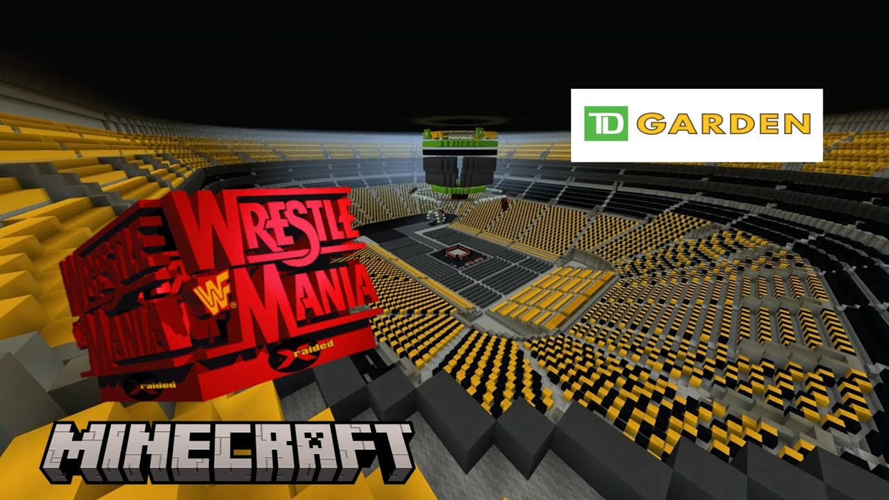 Wwe WrestleMania 14 Minecraft Arena (TD Garden)