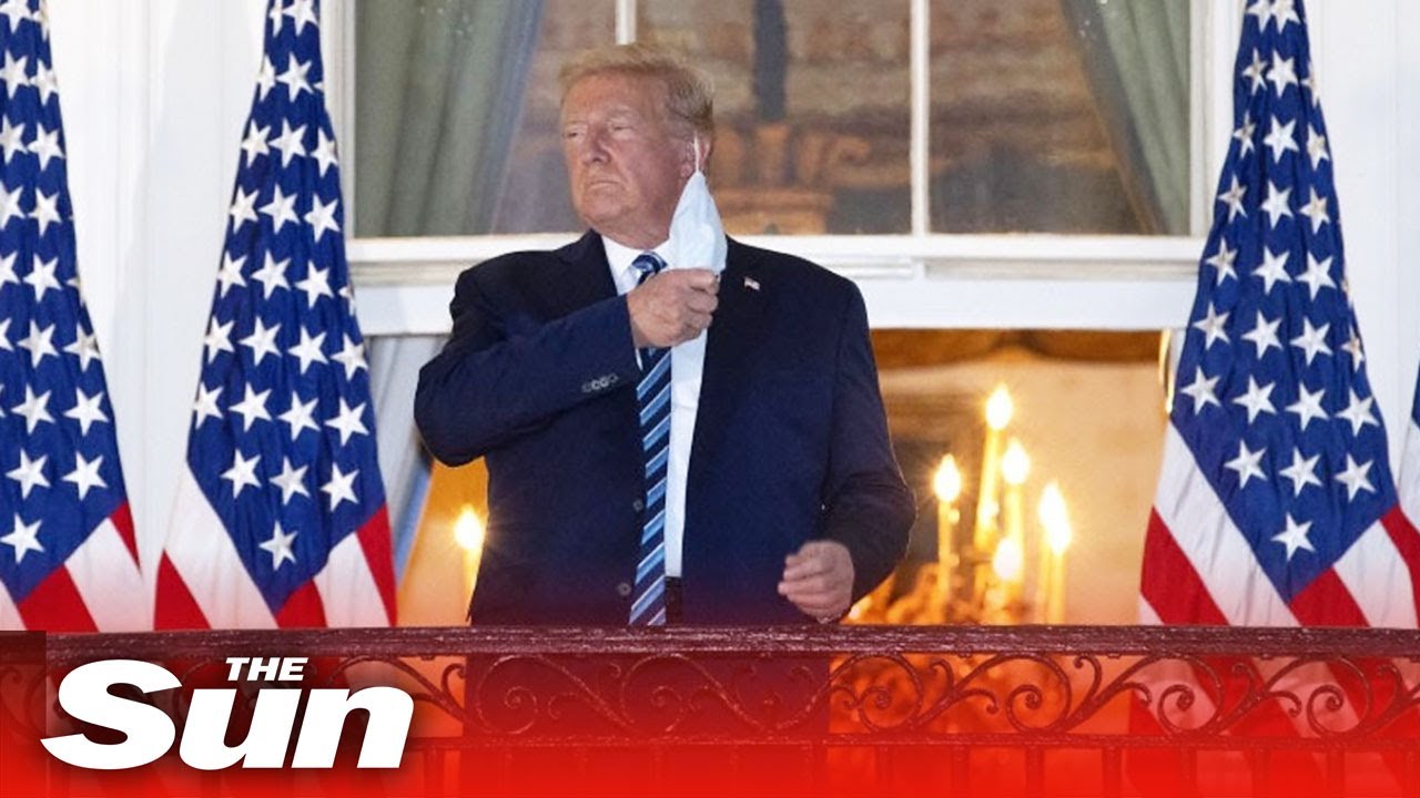 Trump stages dramatic White House return after 4-day hospital stay