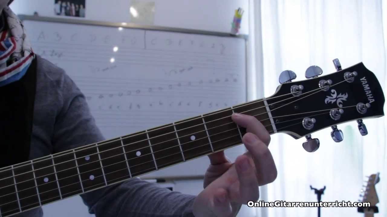 Notenlesen auf der Gitarre - 1 - ein Mysterium wird aufgedeckt