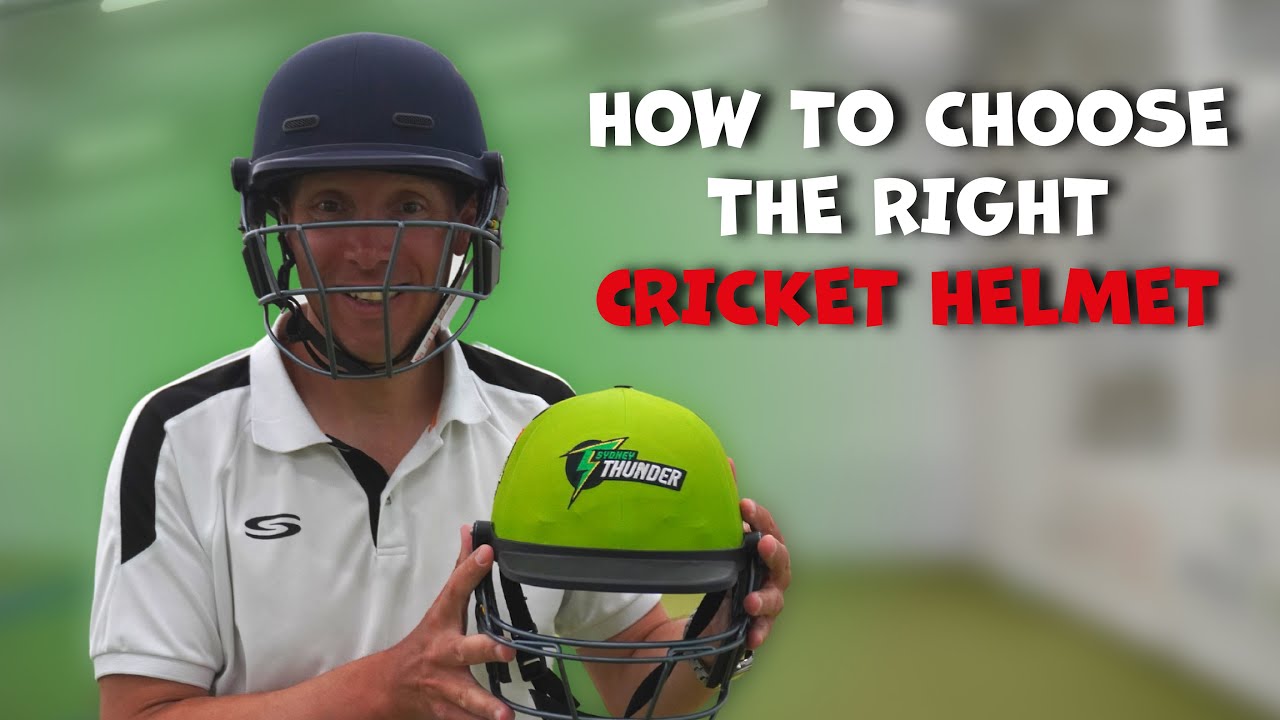 How to Choose the Right Cricket Helmet | Serious Cricket