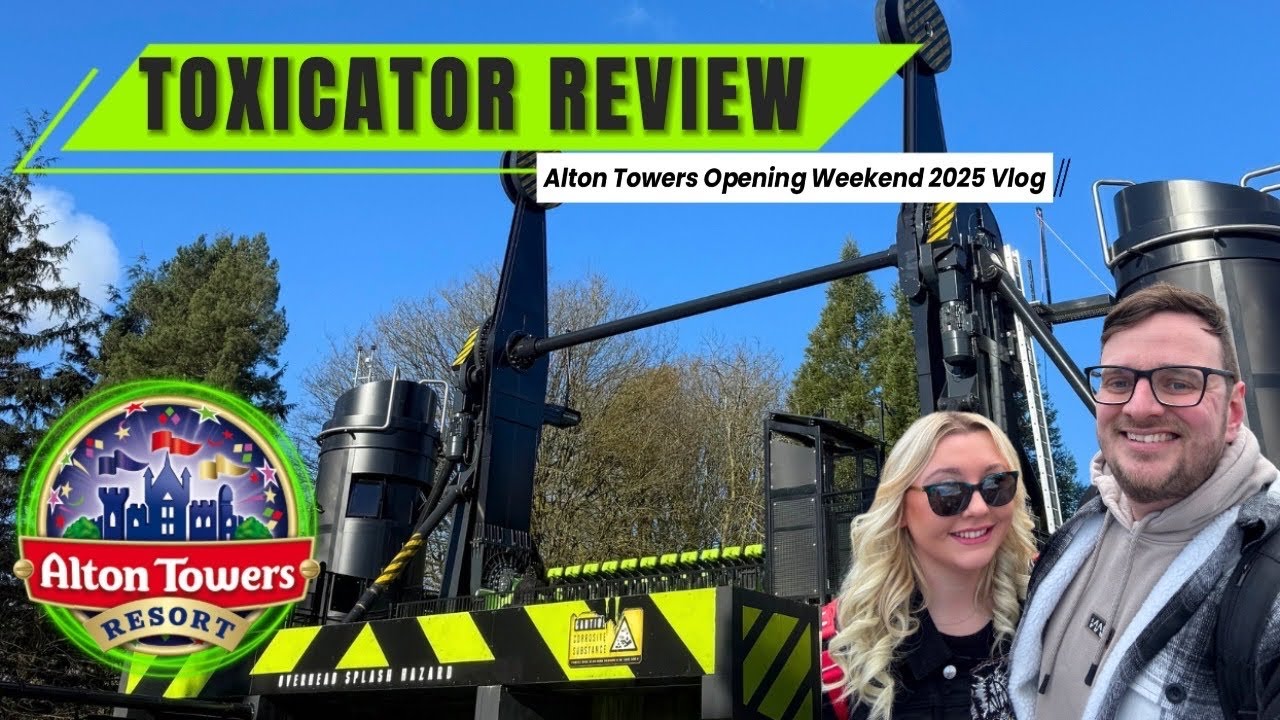 Riding TOXICATOR | Reviews | Alton After Dark | Alton Towers Opening Weekend Vlog | March 2025