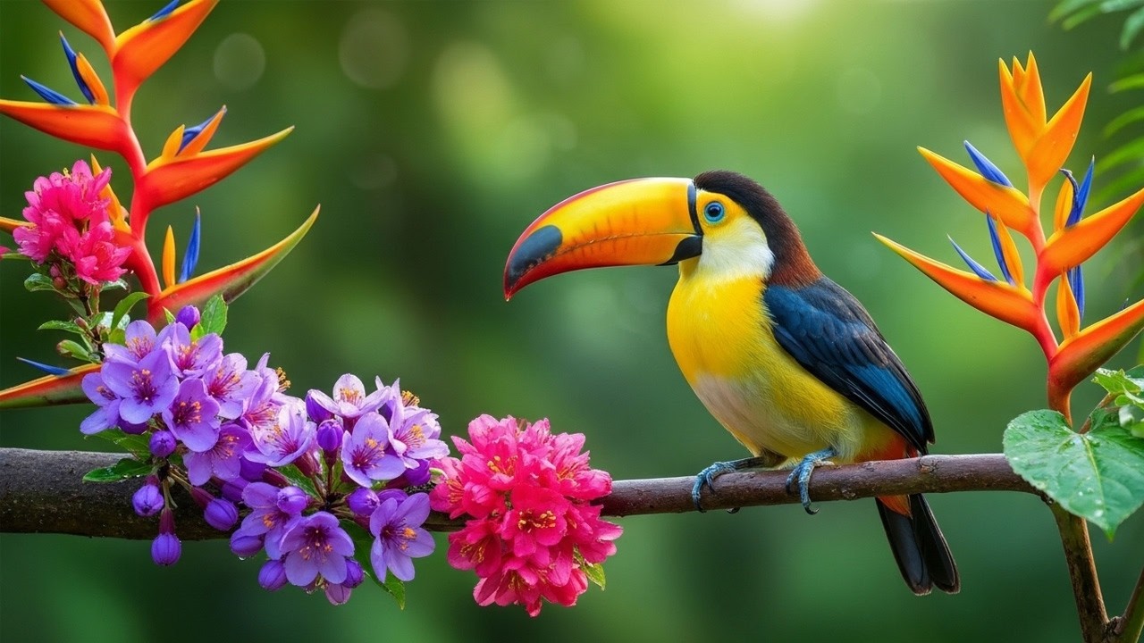 Nature Piano Music & Bird Sounds – Relaxing Music for Focus, Study & Sleep | No Ads