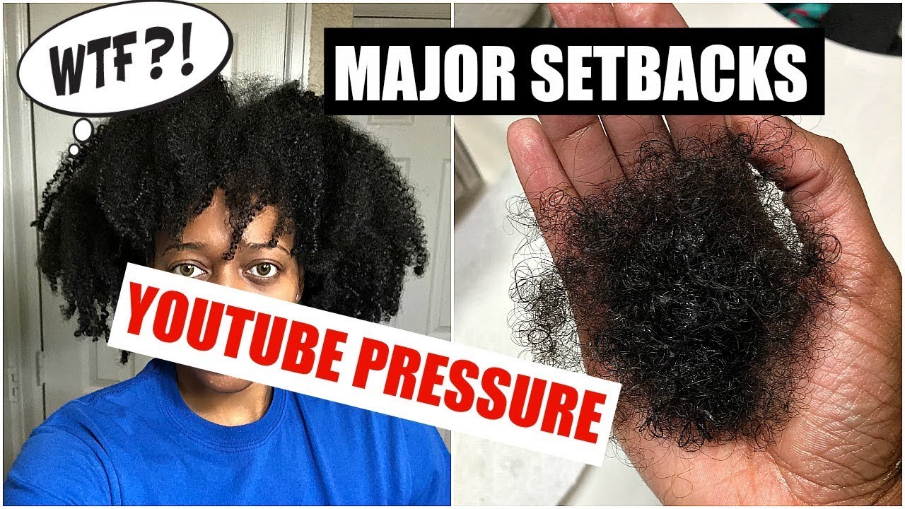 I RUINED MY HAIR‼️NATURAL HAIR SETBACKS & YOUTUBE PRESSURE