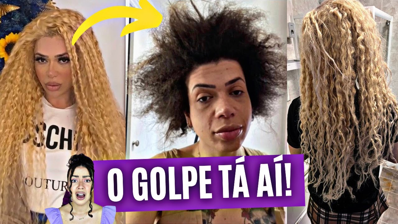 O GOLPE DO MEGA HAIR: MULHER PAGOU CARO NUM CABELO DE BONECA! Queria cabelo humano!
