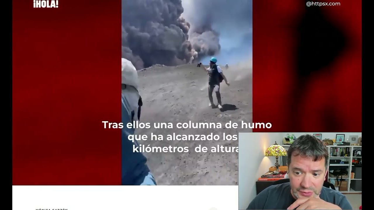 ALERTA EN EUROPA POR EL VOLCÁN ETNA | Turistas en Italia Corren por sus VIDAS❗