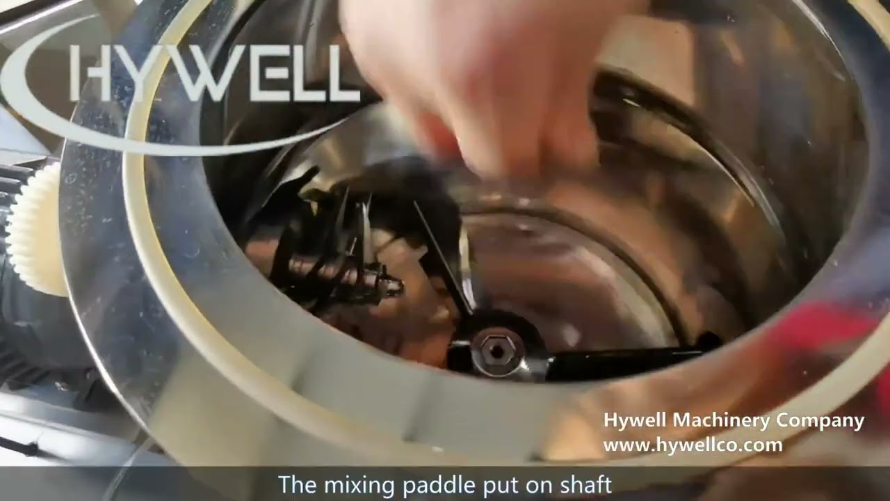 China Hywell lab high shear granulator, different volume tank of lab high shear granulator operation