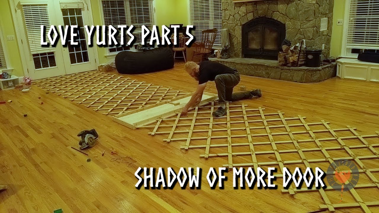 Making the Yurt Rafters and Roof Center Ring