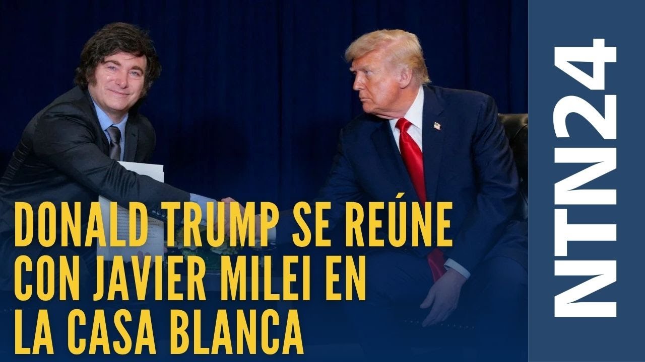 Donald Trump se reúne con Javier Milei en la Casa Blanca