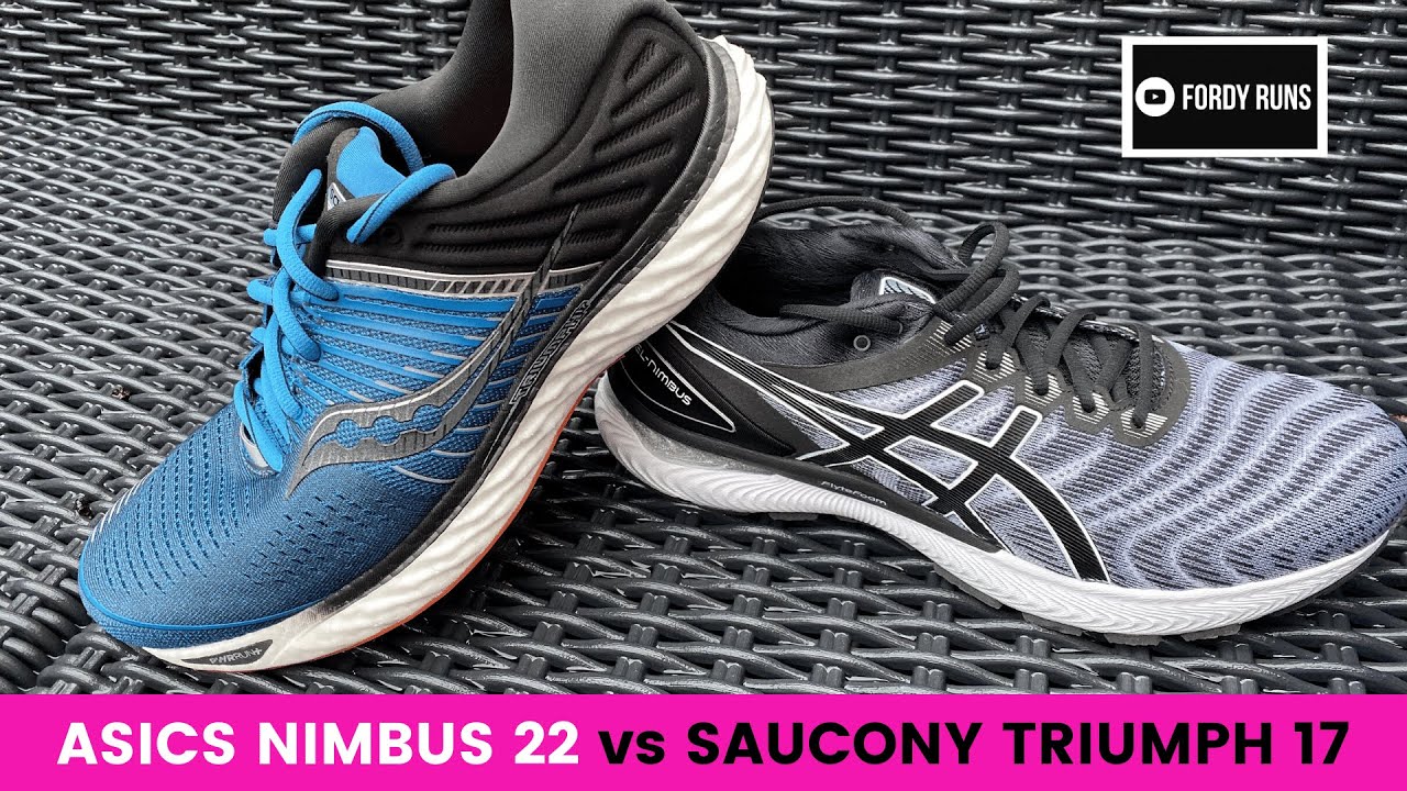 Asics Gel Nimbus 22 vs Saucony Triumph 17