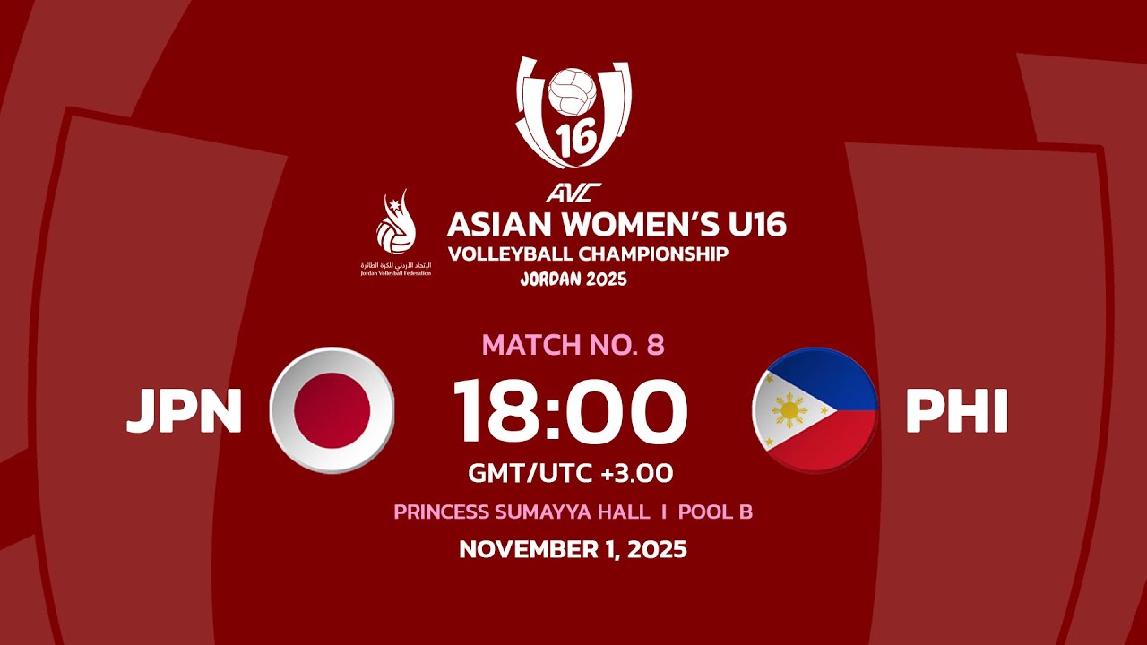 [ LIVE ] JPN VS PHI I 2nd Asian Women's U16