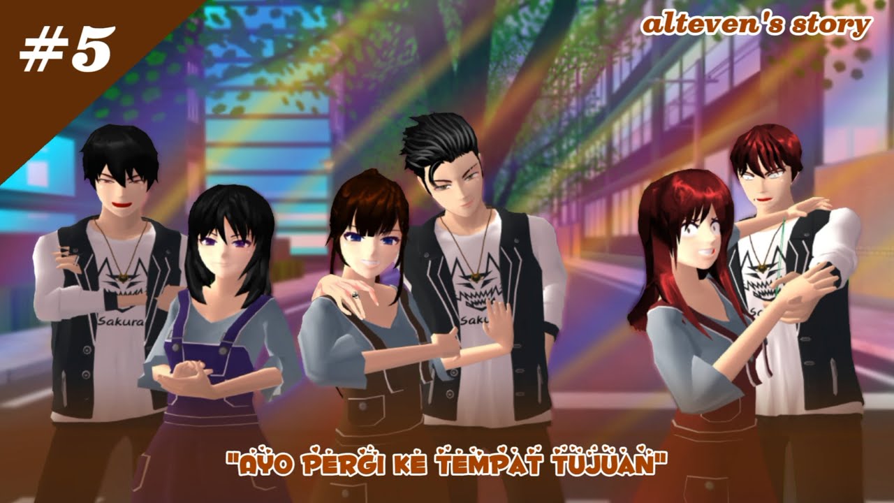 ALTHEVEN'S story #5 [childhood😱] || SAKURA SCHOOL SIMULATOR DRAMA