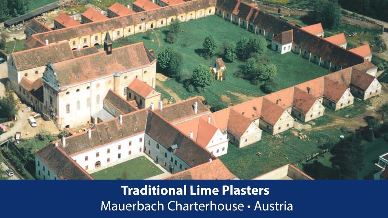 Traditional Lime Mortars & Plasters • Mauerbach Charterhouse Vienna / Austria