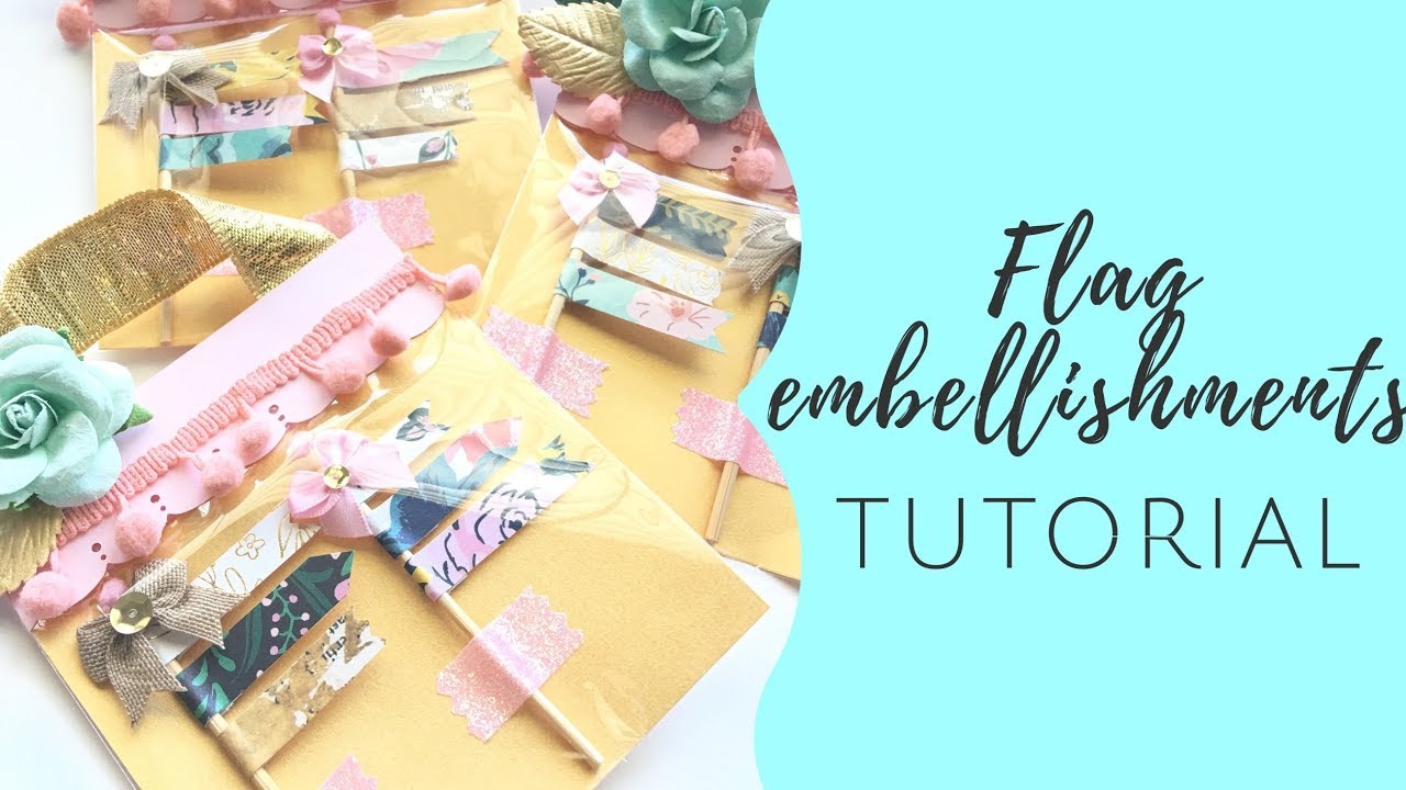 Maggie holmes embellishments- DIY flag tutorial