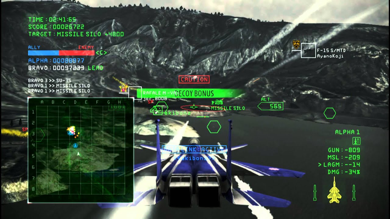 エースコンバットインフィニティ#265-#2:Weapons Base Assault F-15 S/MTD 52891 pts ACE COMBAT INFINITY