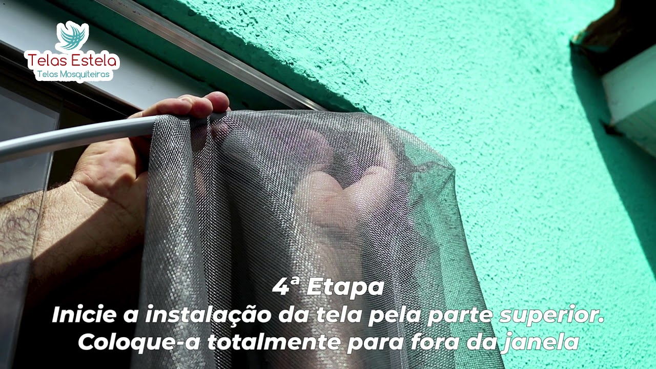 Tela mosquiteira para apartamentos de fácil instalação - Estela Click