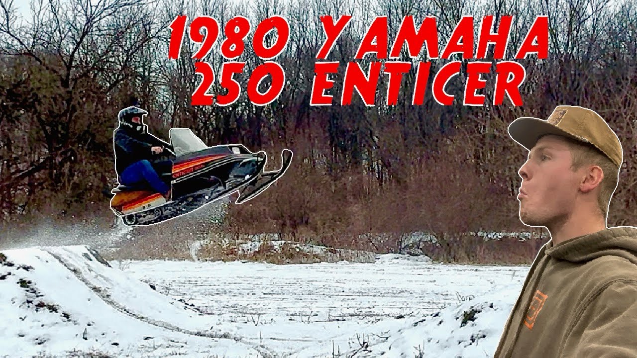 Old Sled, Big Air: Yamaha Enticer 250 Takes Off!”