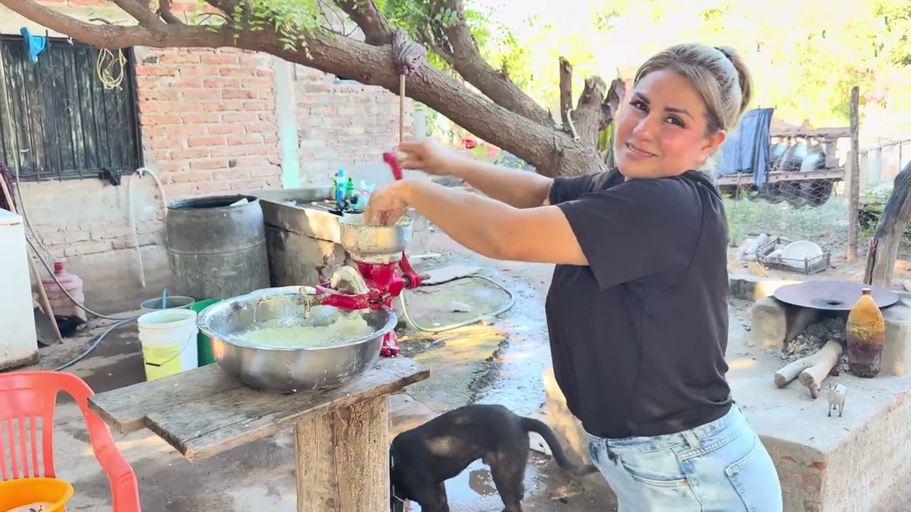 Así preparamos los tamales de elotes aquí en el rancho Guasave Sinaloa 