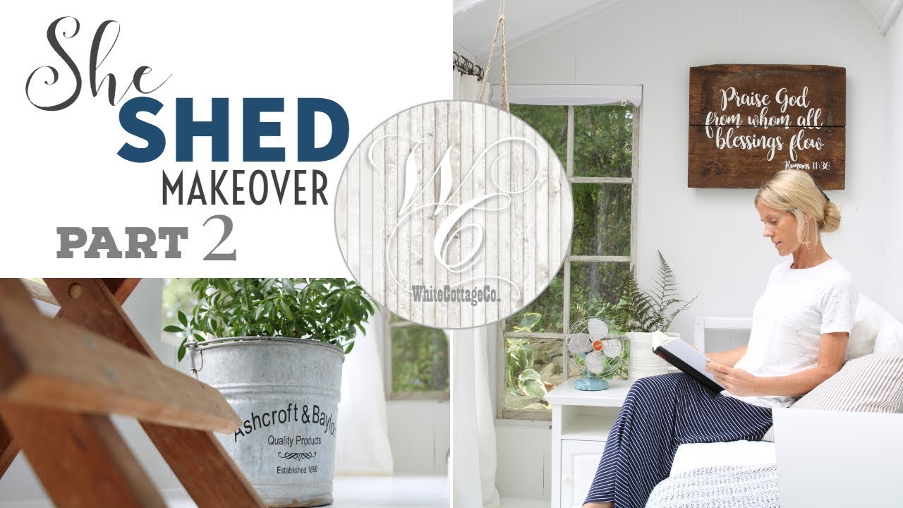 She Shed Makeover Part 2
