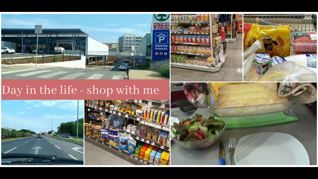 Vlog - shop with me - DM/Lidl + ručak