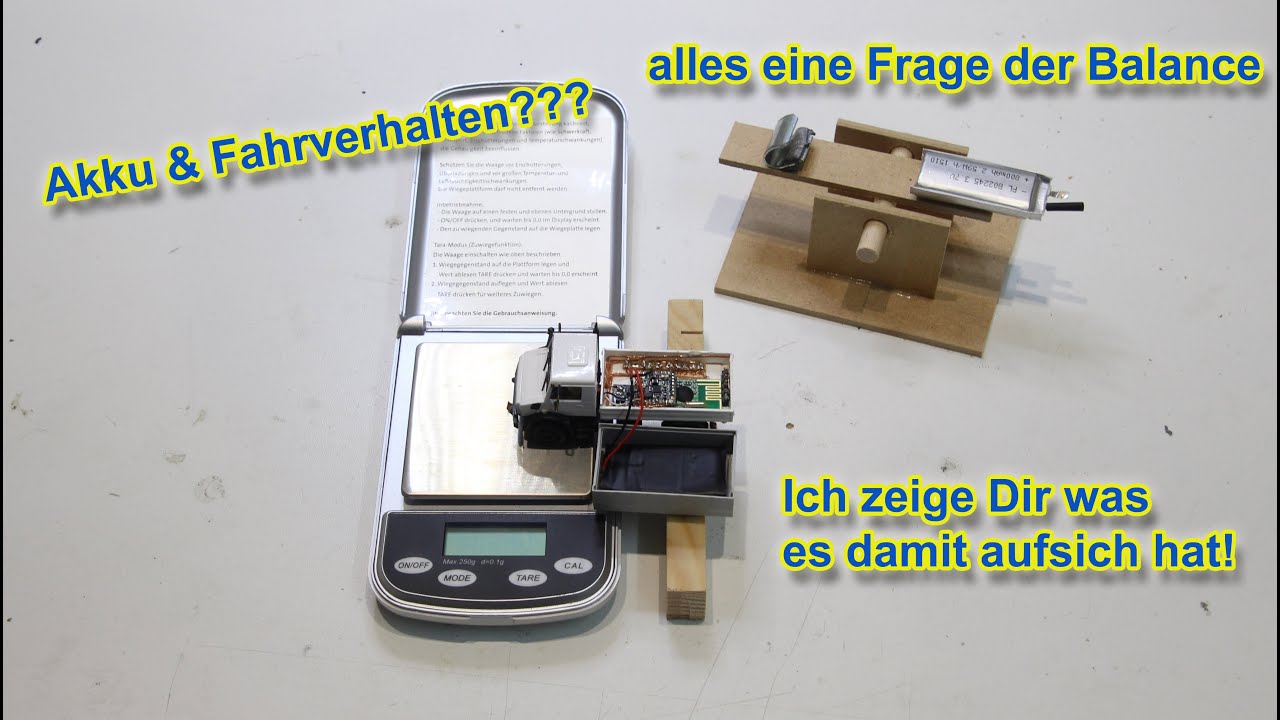 Einbau Akku, so beeinflusst der Akku das Fahrverhalten | Vom Standm. zum (Open)CarSystem Fzg. #15