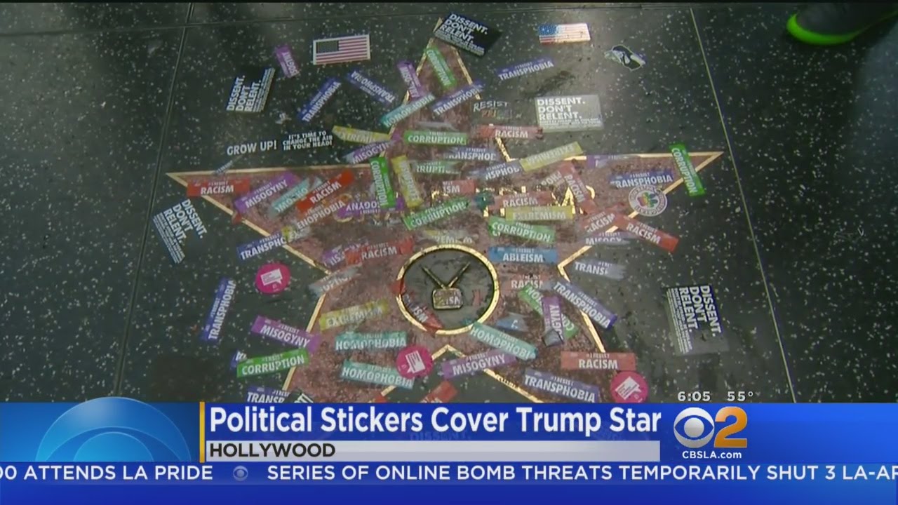 Trump's Star On Hollywood Walk Of Fame Vandalized Again