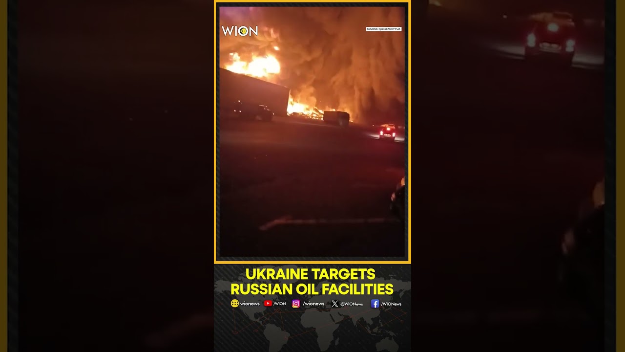 Zelensky Claims Ukrainian Strikes Hit Key Russian Oil Facility | WION SHORTS