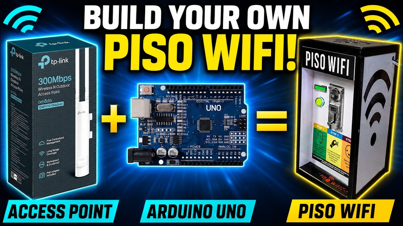 DIY PISO WIFI   VOUCHER DISPLAY MACHINE