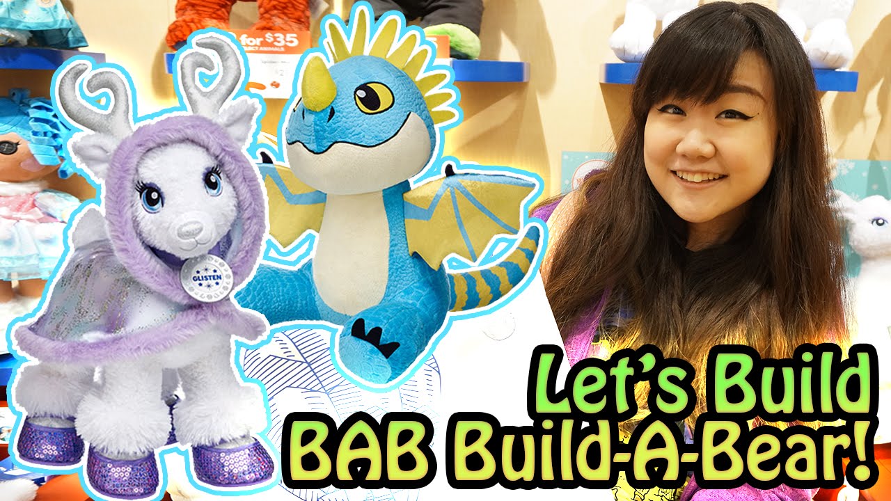 Let's Build Build-A-Bear Stormfly & Reindeer Glisten - How to Train Your Dragon / Christmas