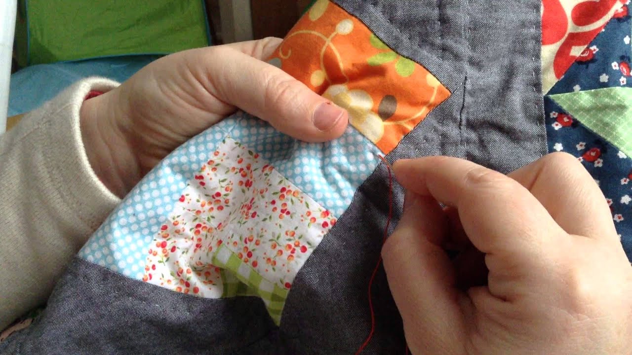 Hand Quilting with perle cotton