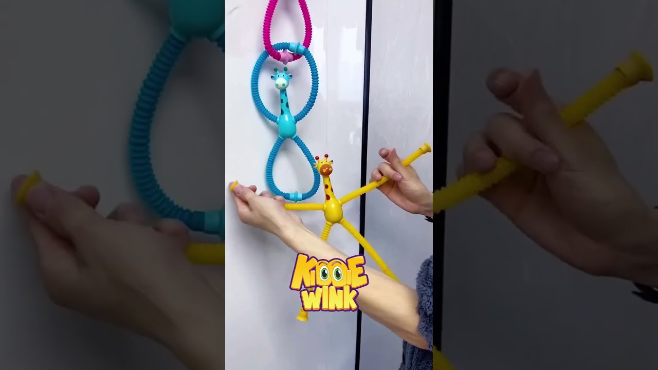 Telescopic Suction Giraffe Toy Foe Kids! #toysforkids #funnytoys #kidstoys