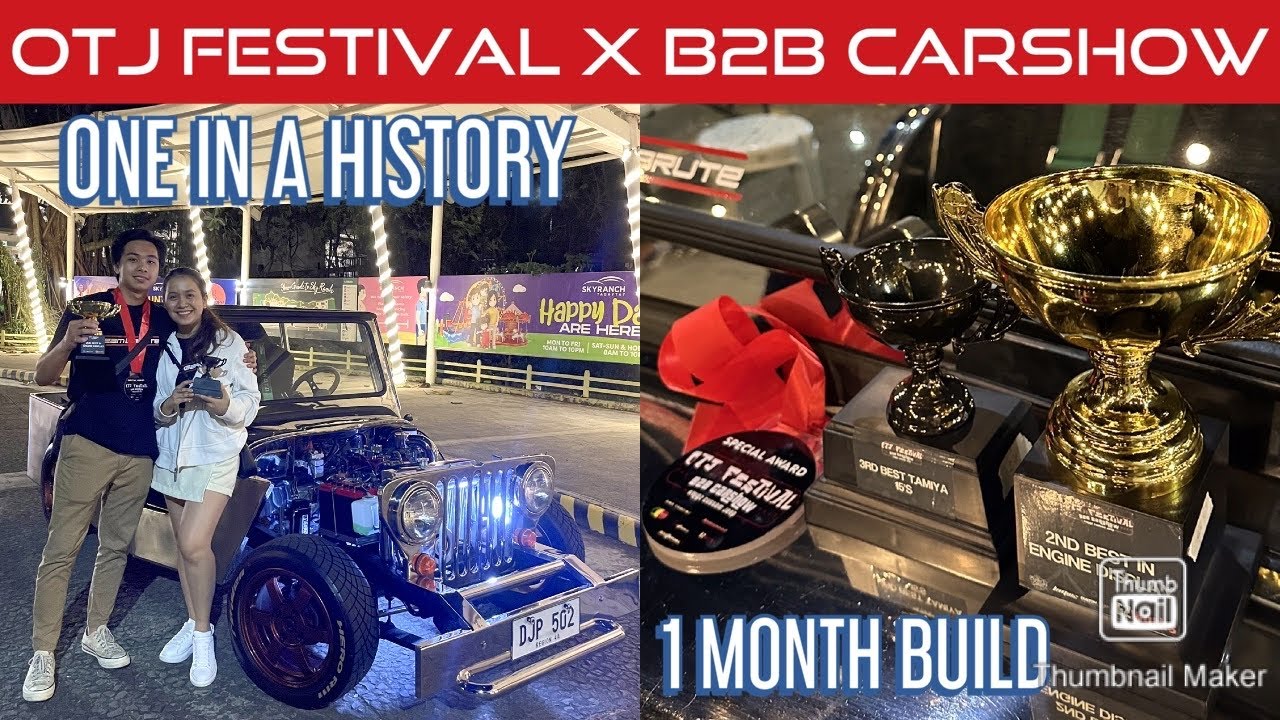 1ST OTJ FESTIVAL IN HISTORY | 1 MONTH BUILD OTJ | B2B CARSHOW | TAMIYA OWNER TYPE JEEP