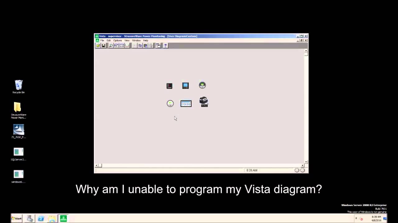Configuring Vista Settings to Allow Diagram Editing | Schneider Electric Support