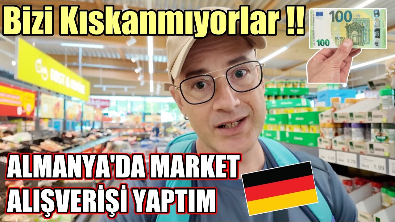 Almanya'da MARKET Alışverişi Yaptım🇩🇪 Hem UCUZ Hem Kaliteli 👍