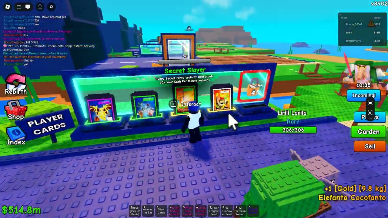 Plants vs brainrots GRIND