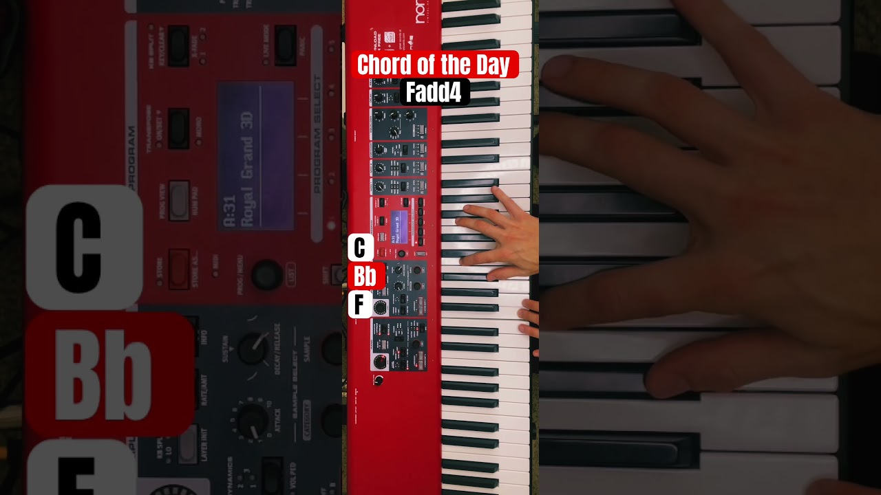 Add a perfect fourth to any of your major chords! 
