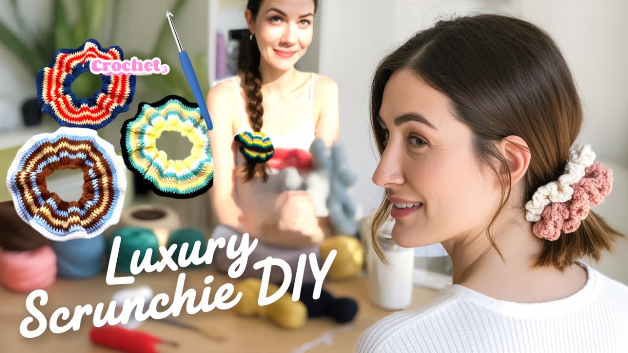 Easy Crochet Scrunchie Anyone Can Make for Cheap!