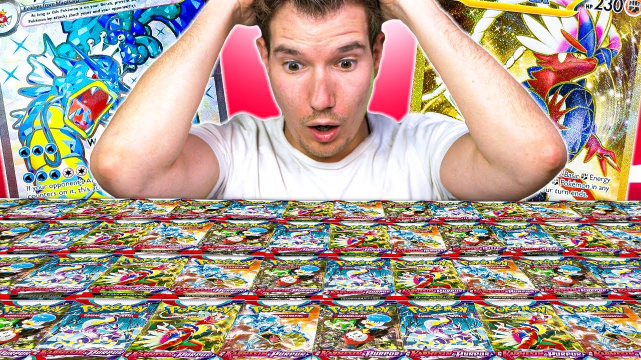Das RIESEN 100 Booster Opening ESKALIERT! 😨 Karmesin & Purpur