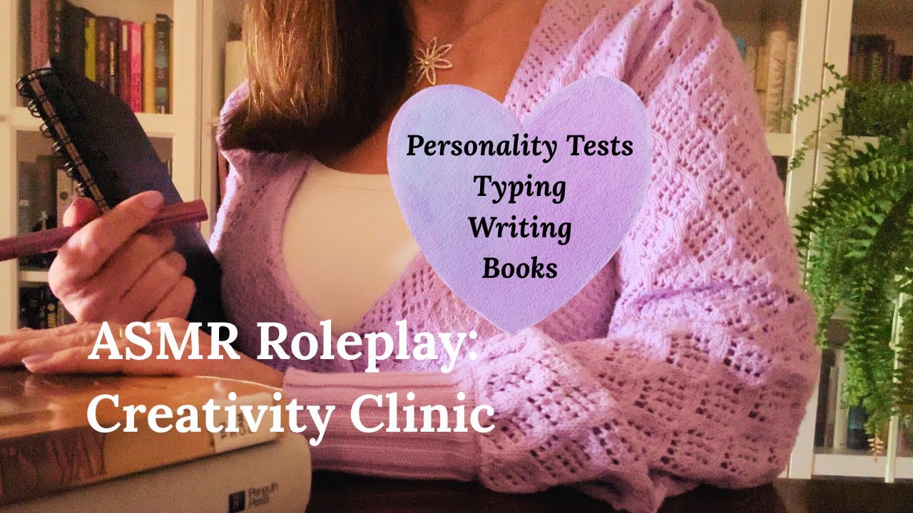 ASMR Roleplay: Creativity Consultation 📚 (soft spoken, typing, tapping, writing, book sounds, asmr)