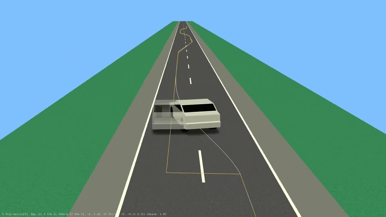 esmini - FollowReferenceController clip 1