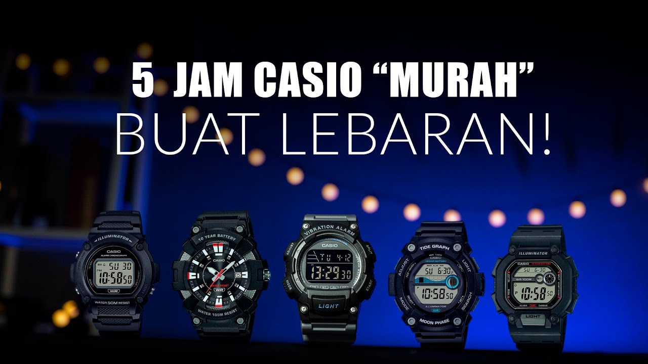 Ngak nyampe 500rb! Ini 5 jam casio paling asyik buat lebaran.