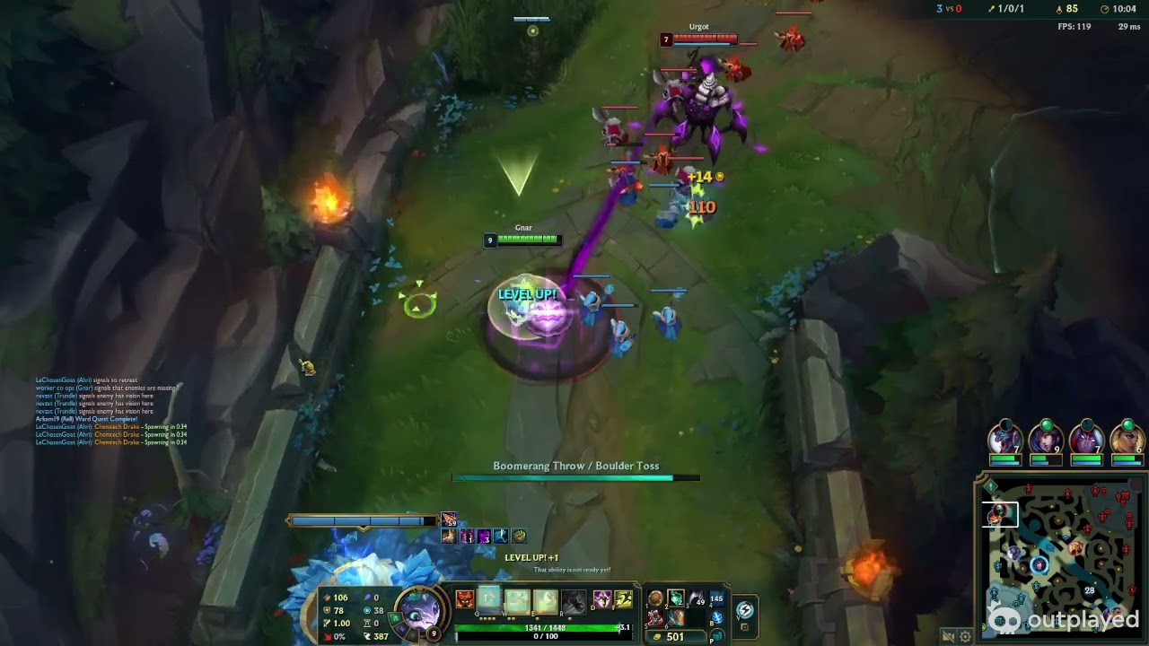 League of Legends - Gnar vs Urgot Top - AML Game Day - 7/10