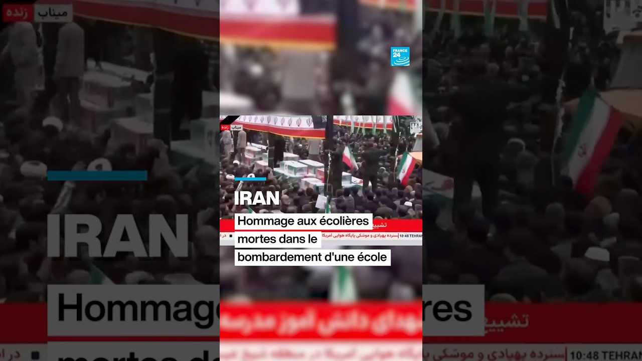 Les Iraniens rendent hommage aux &eacute;coli&egrave;res mortes dans le bombardement de leur &eacute;cole