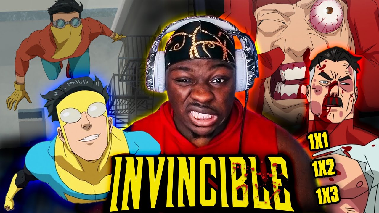 INVINCIBLE is EXTREMELY BRUTAL | First Time Watching | Season 1 Episodes 1-3 REACTION